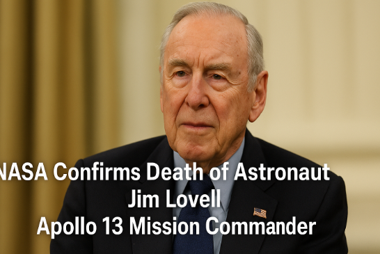 NASA Confirms Death of Astronaut Jim Lovell, Apollo 13 Mission Commander